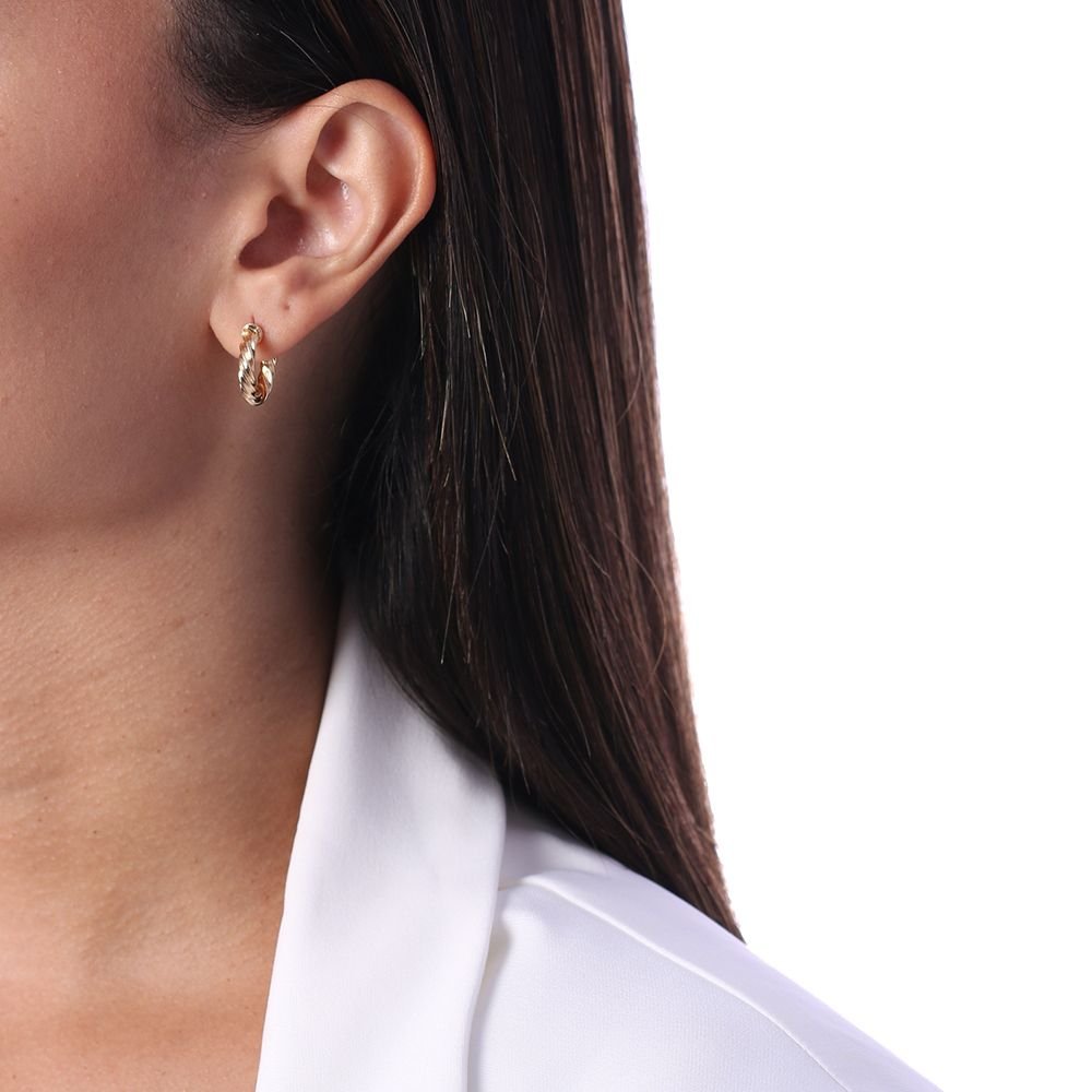 Ag-1003-Do Brinco Meia Argola Torcida (16mm)