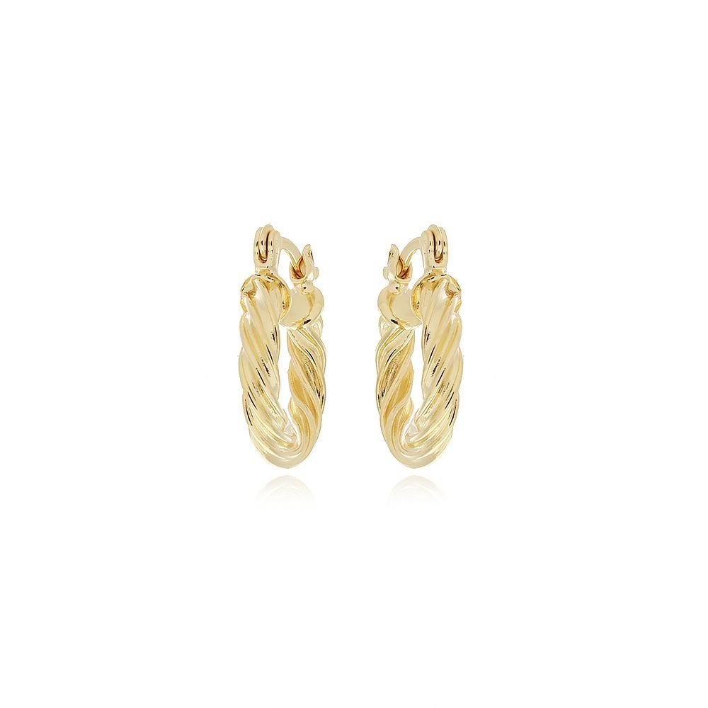 Ag-1006-Do Brinco De Argola Torcida (19mm)