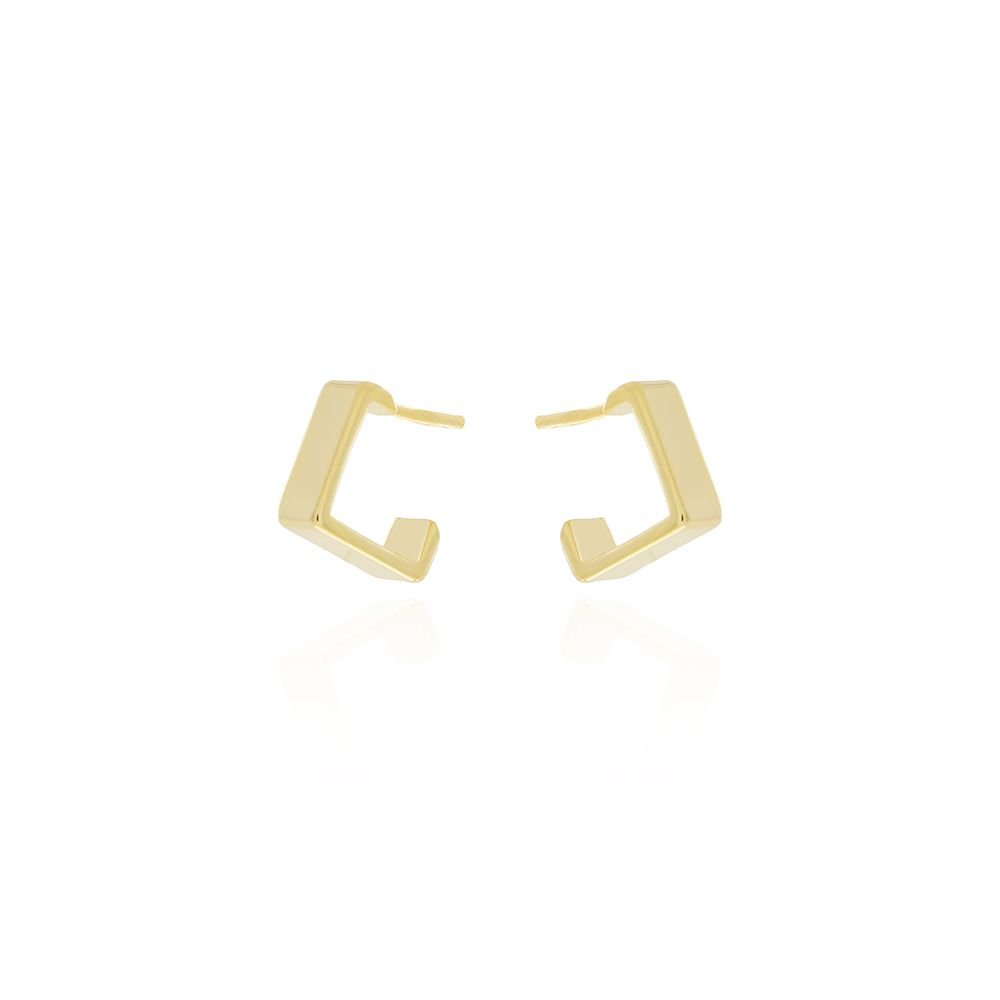 Ag-1026-Do Brinco Meia Argolinha Quadrada (10mm)