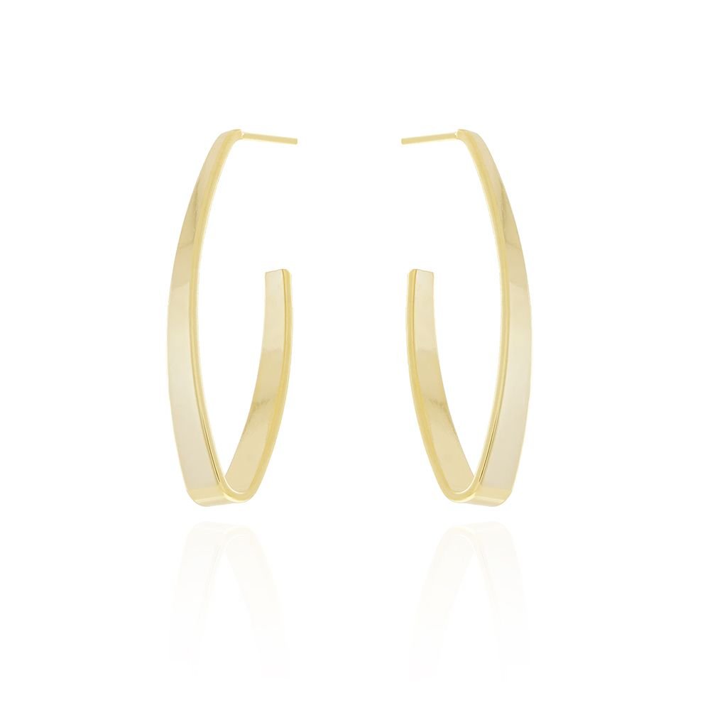 Ag-1029-Do Brinco Meia Argola Curvada (39mm)