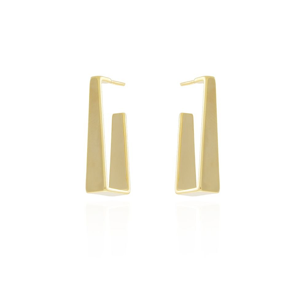 Ag-1030-Do Brinco Meia Argola Triangular (25,5mm)