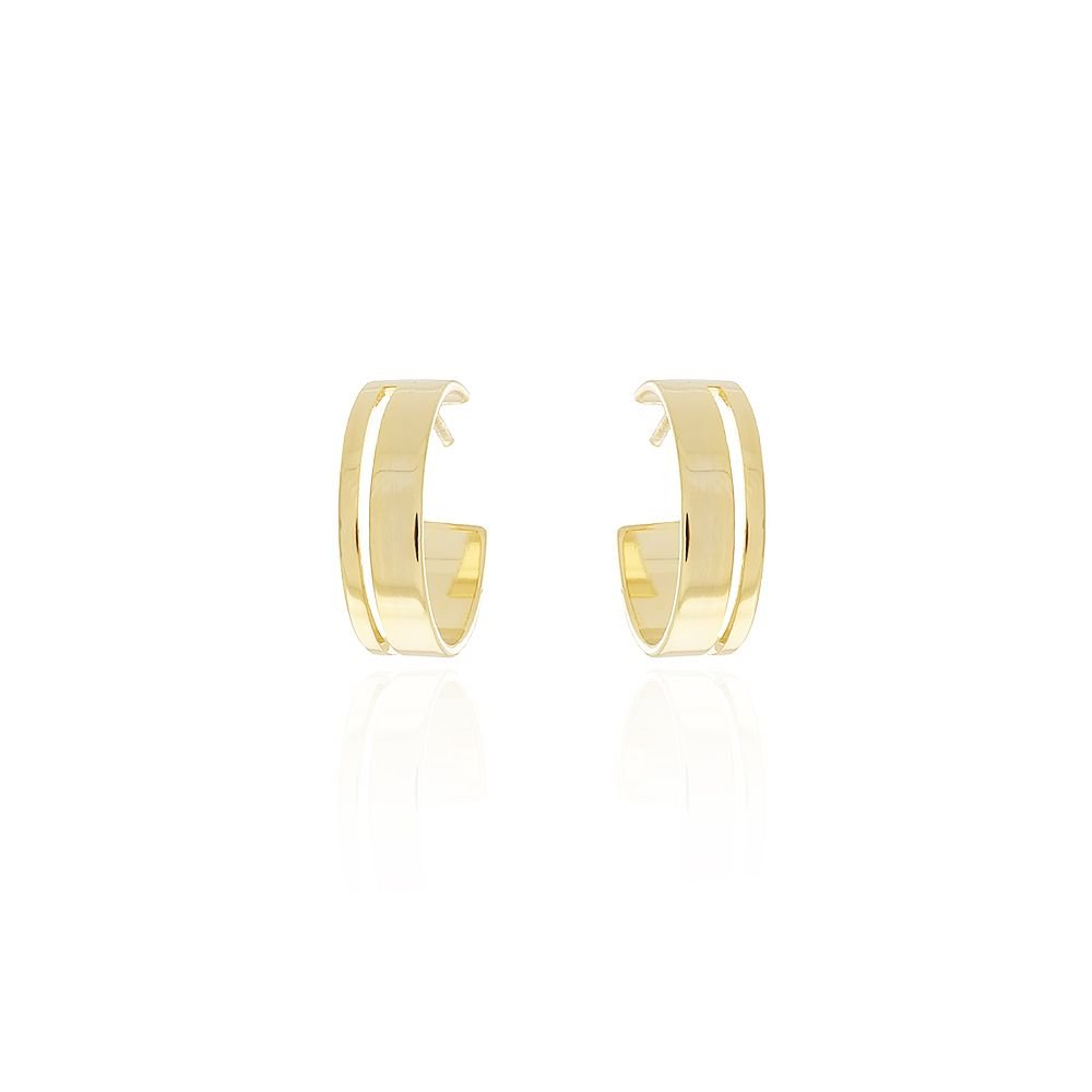 Ag-1038-Do Brinco Meia Argola Com Fenda (18mm)