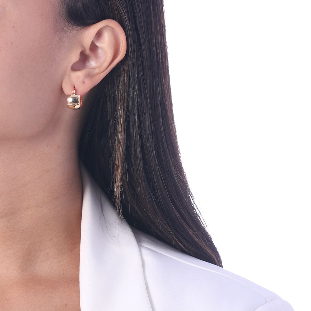 Ag-1061-Do Brinco De Argola Arredondada (16mm)