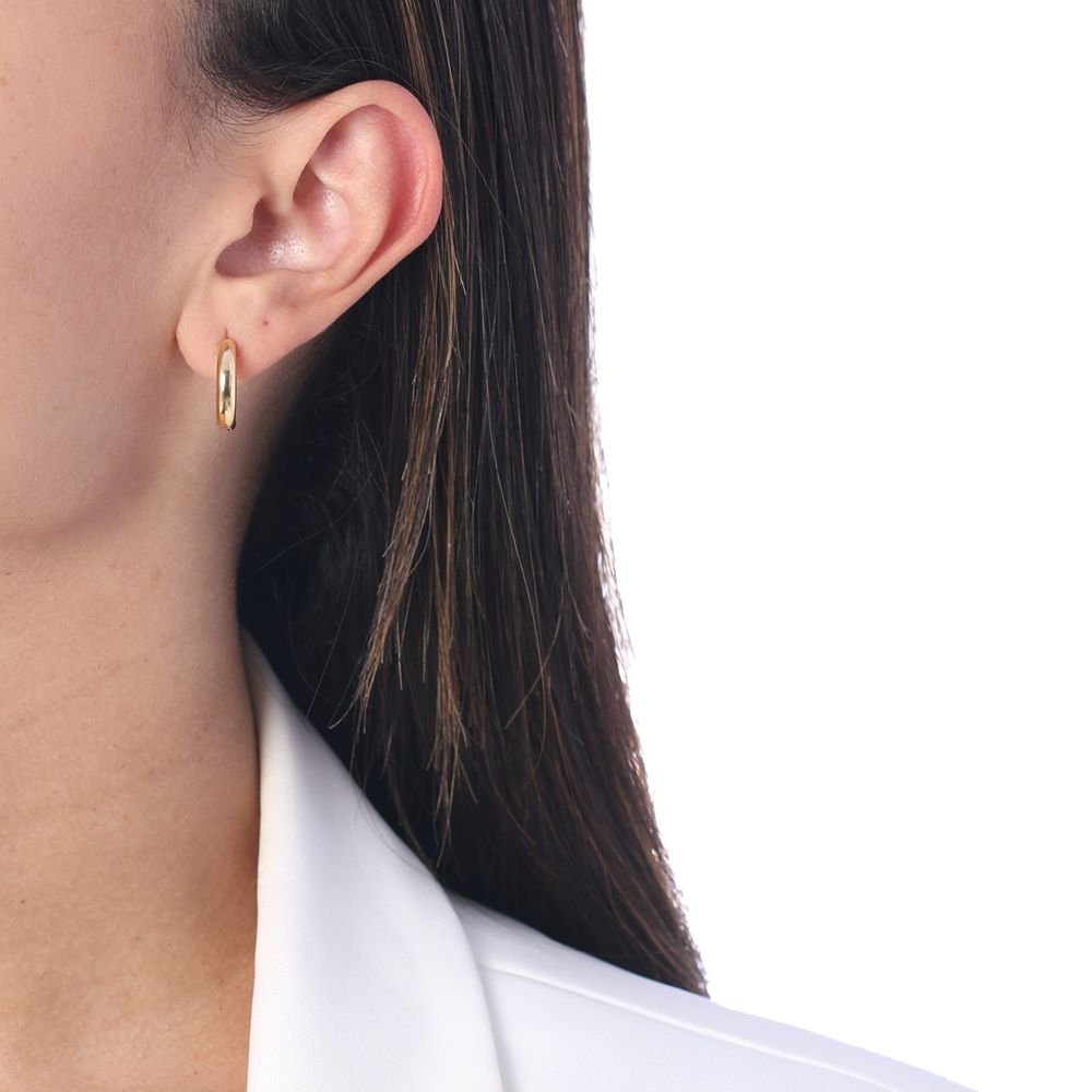 Ag-1064-Do Brinco De Argolinha Articulada Lisa (17mm)