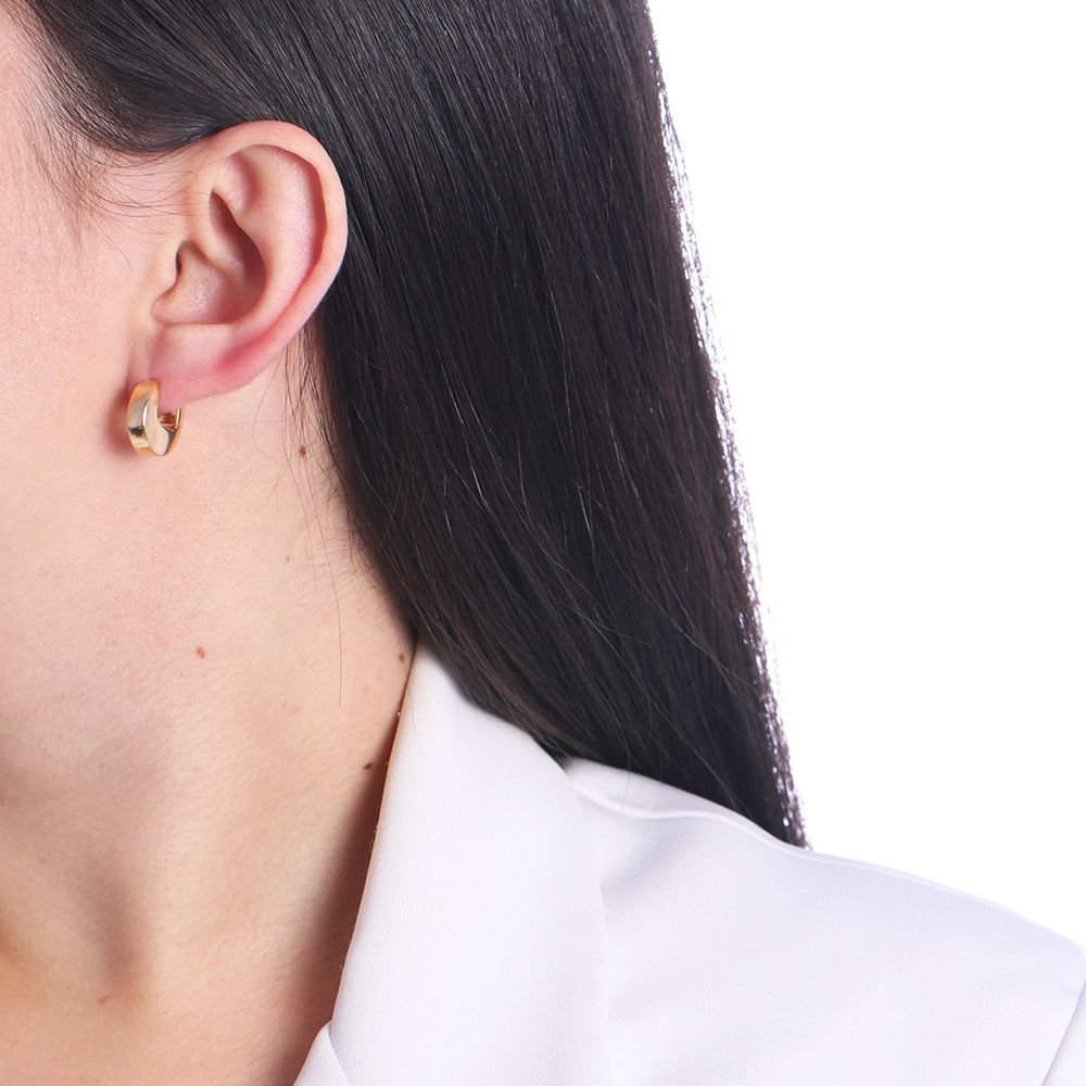 Ag-1088-Do Brinco De Argola Articulada Bold Redonda (14mm)