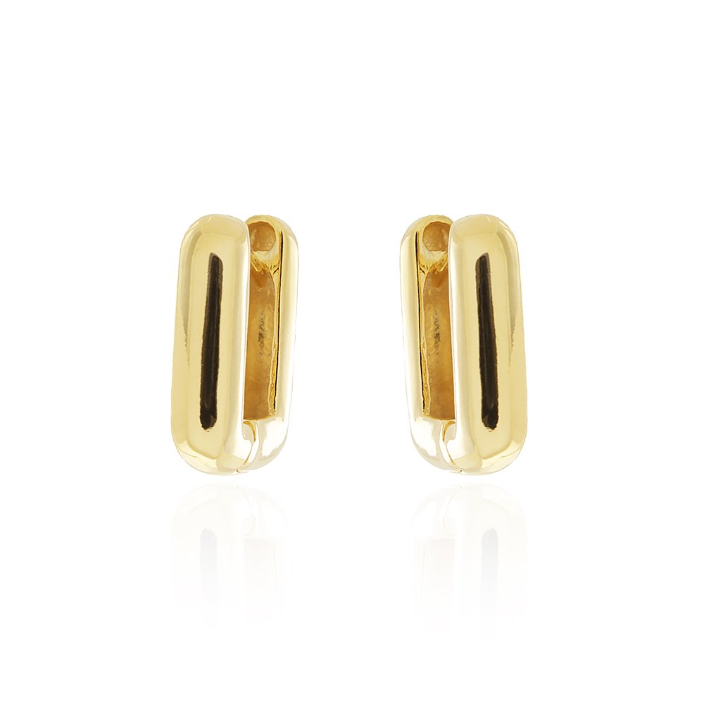 Ag-1096-Do Brinco De Argolinha Articulada Quadrada