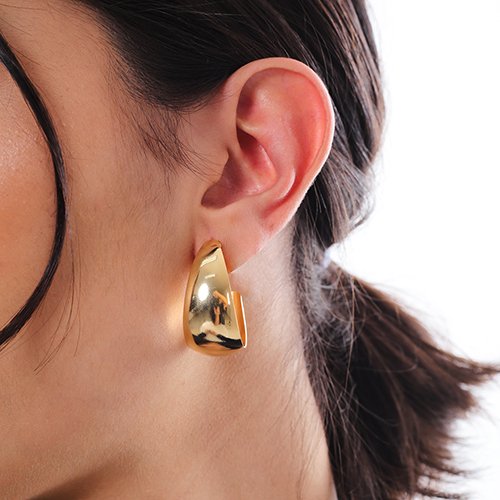 Ag-1158-Do Brinco Meia Argola Oval (26mm)