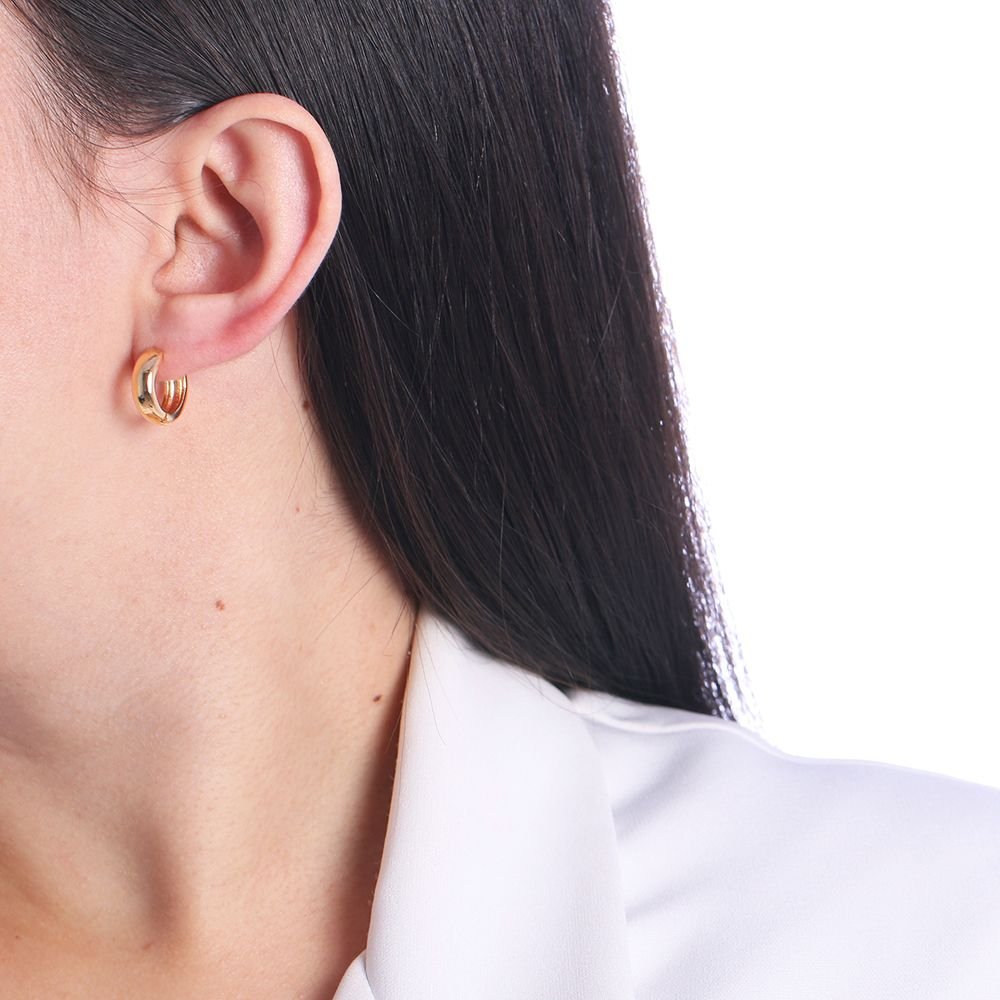 Ag-1161-Do Brinco De Argola Articulada Lisa (14mm)