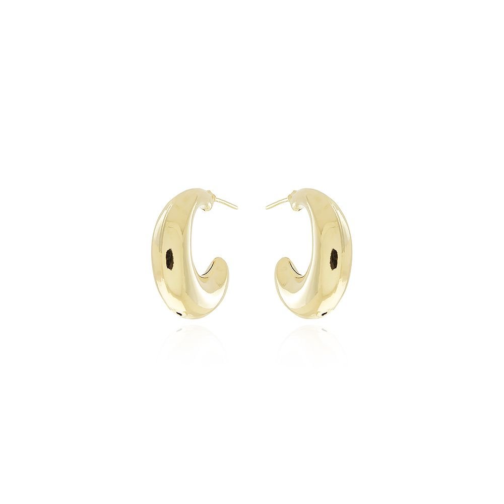 Ag-1174-Do Brinco Meia Argola Tubular (22mm)