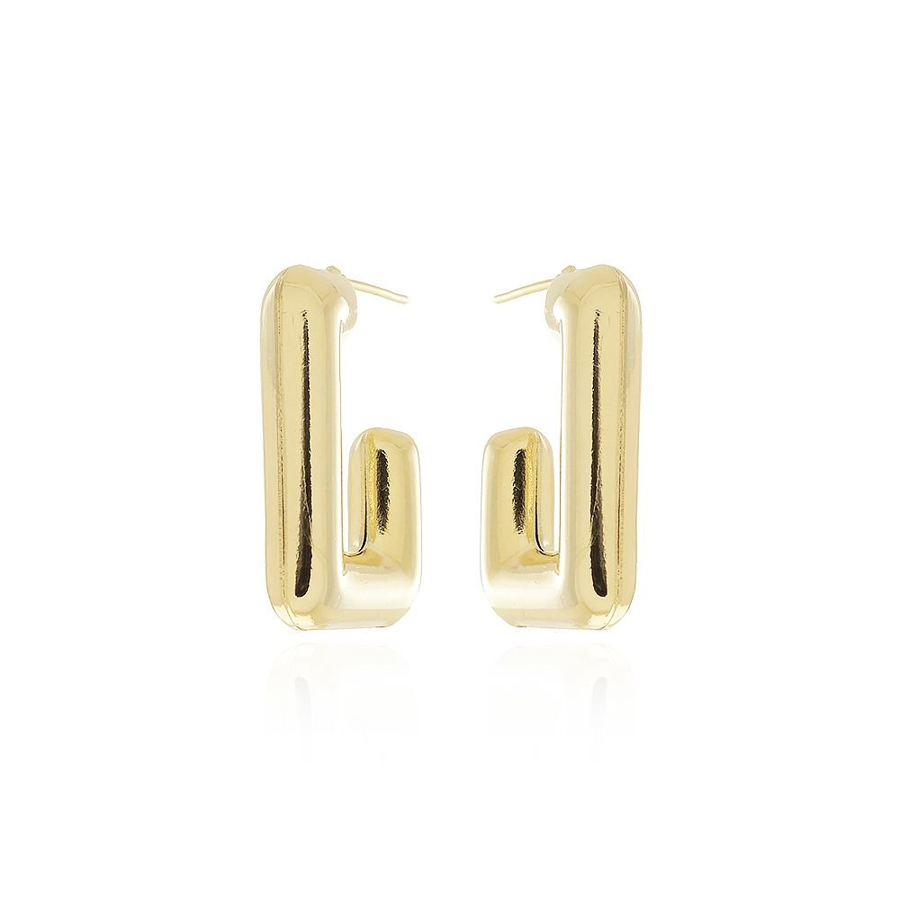 Ag-1178-Do Brinco Meia Argola Quadrada (28mm)