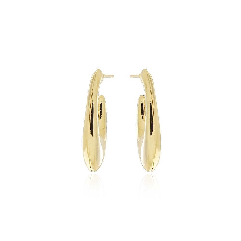 Ag-1182-Do Brinco Meia Argola Bold (27mm)