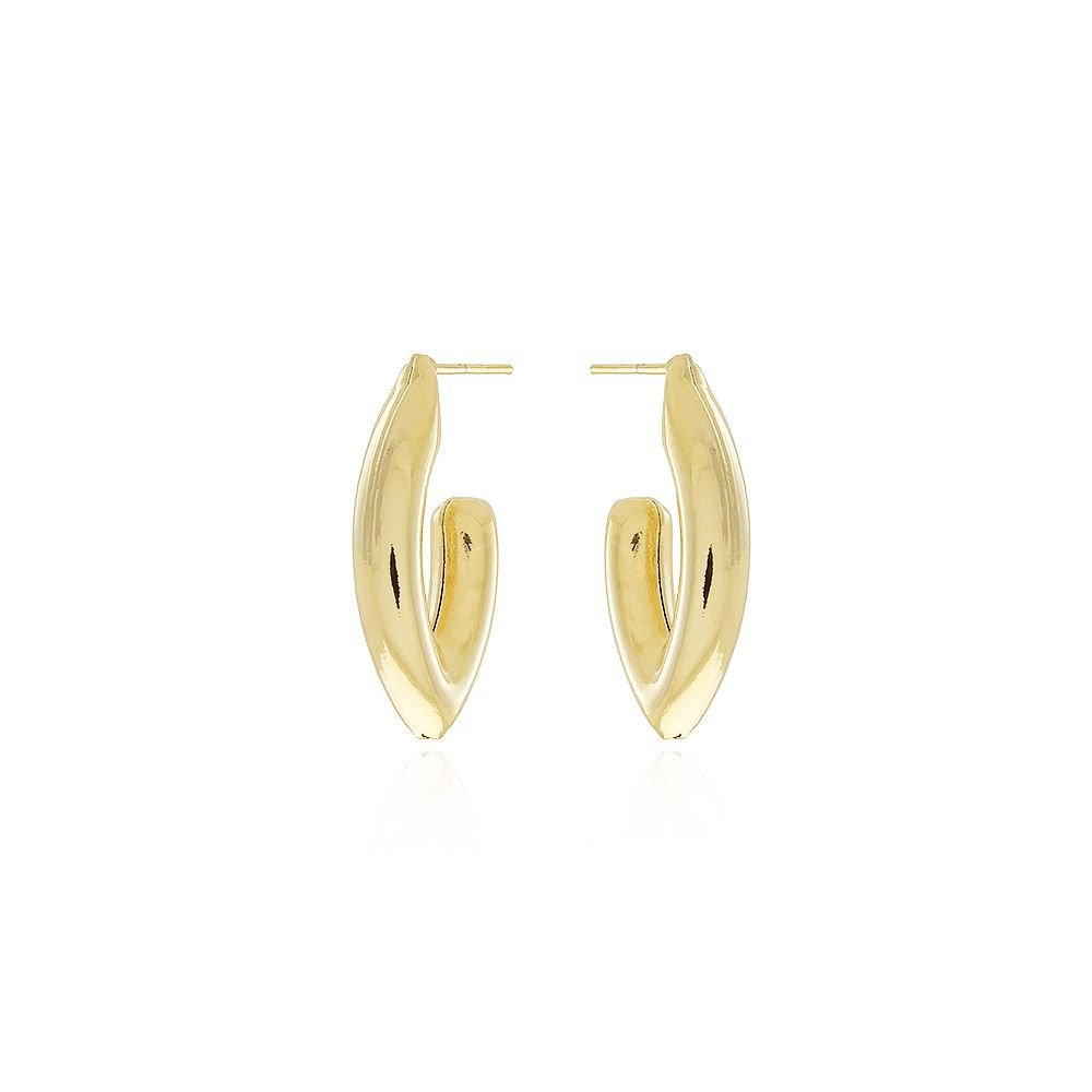 Ag-1183-Do Brinco Meia Argola Tubular (28mm)