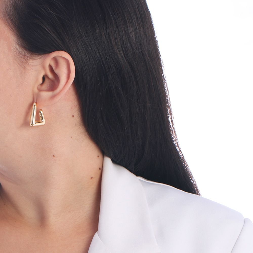 Ag-1185-Do Brinco Meia Argola Triangular (23mm)