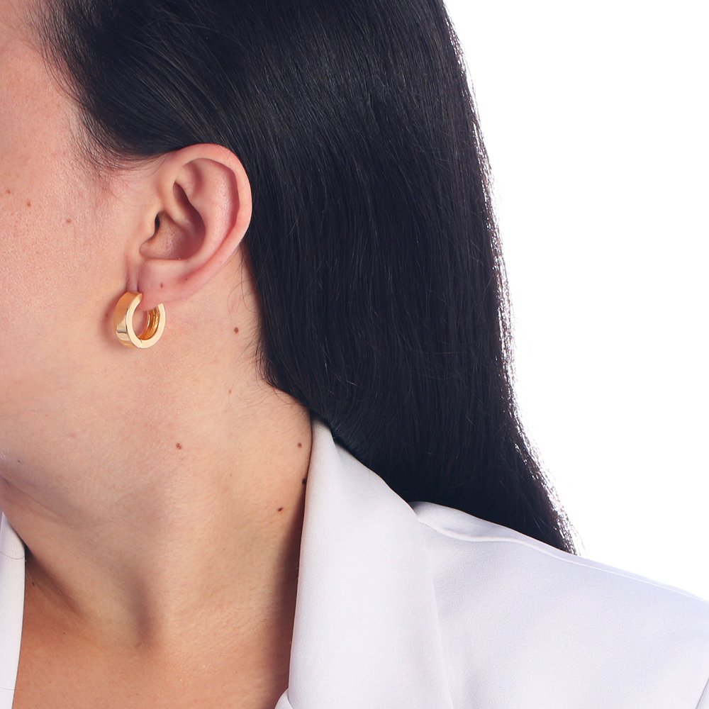 Ag-1190-Do Brinco De Argola Articulada Lisa (19mm)