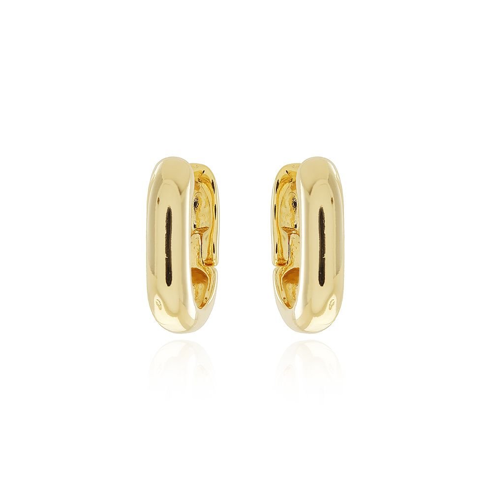 Ag-1205-Do Brinco De Argola Articulada Quadrada 