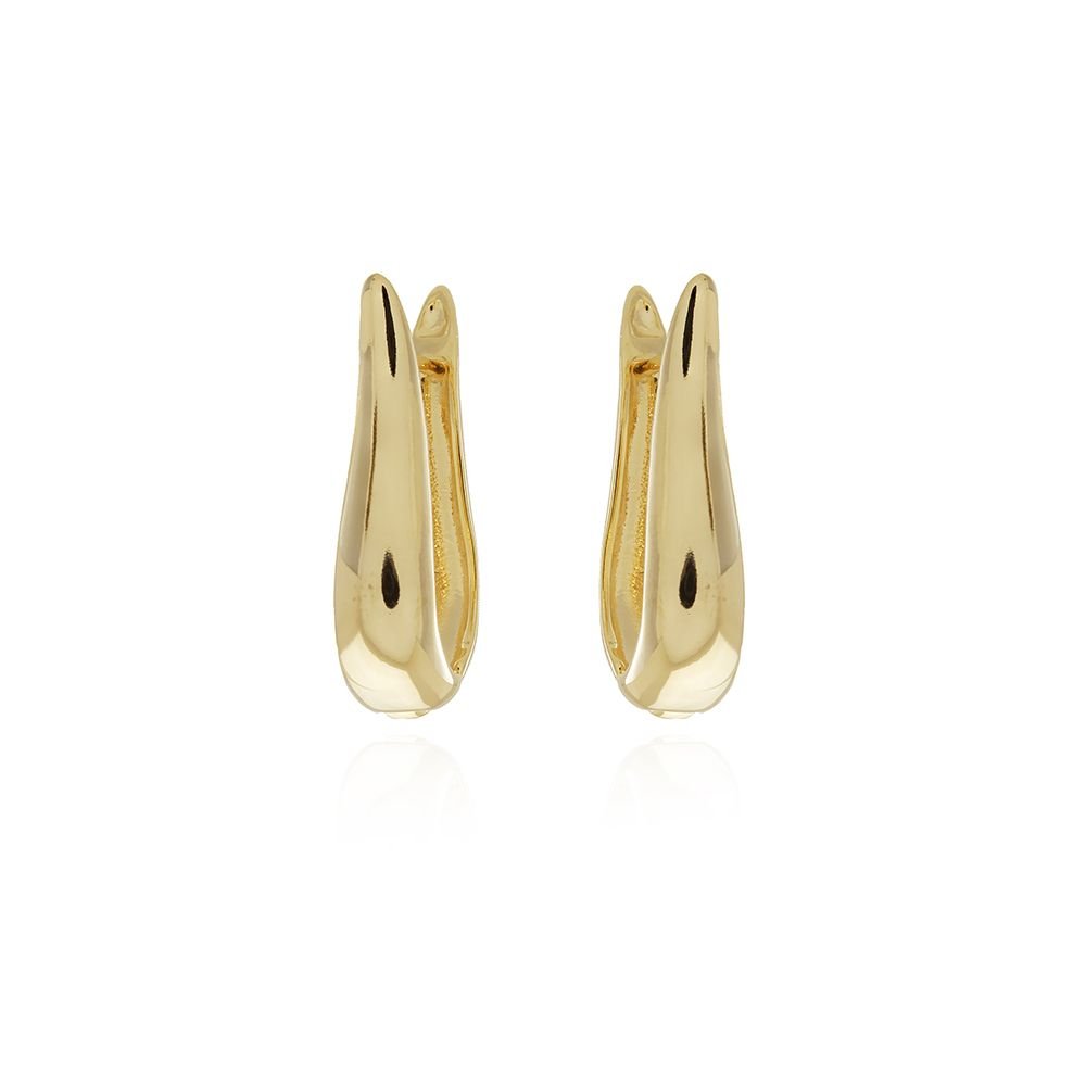 Ag-1212-Do Brinco De Argola Articulada Gota (35mm)