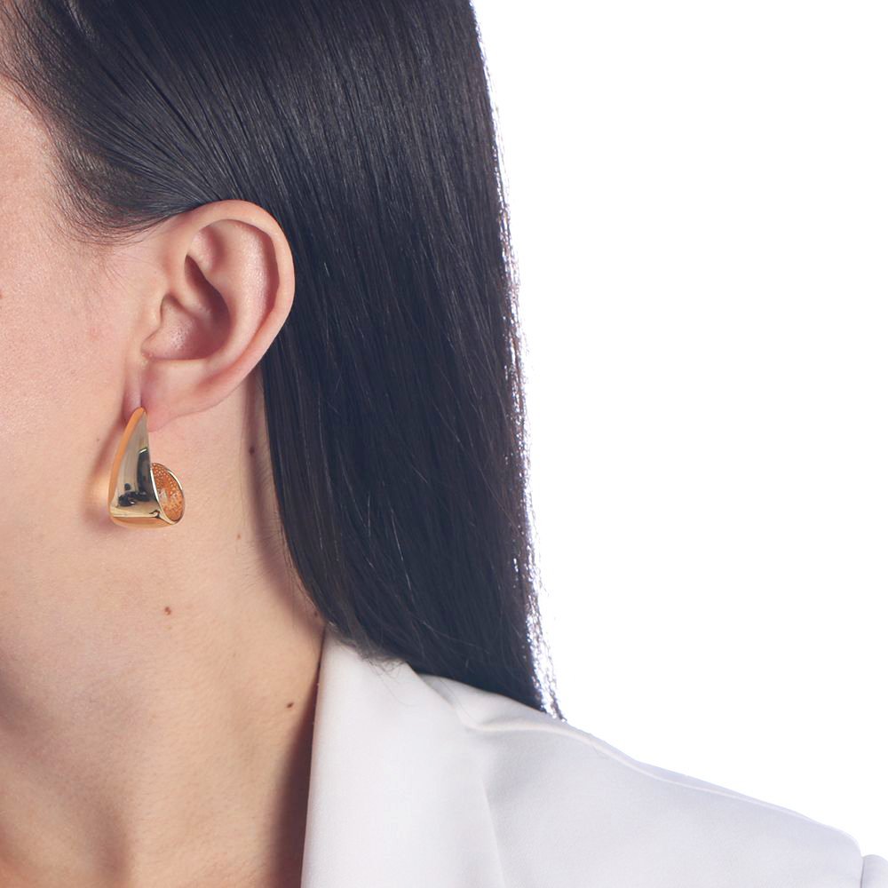 Ag-1214-Do Brinco Meia Argola Torcida (29mm)