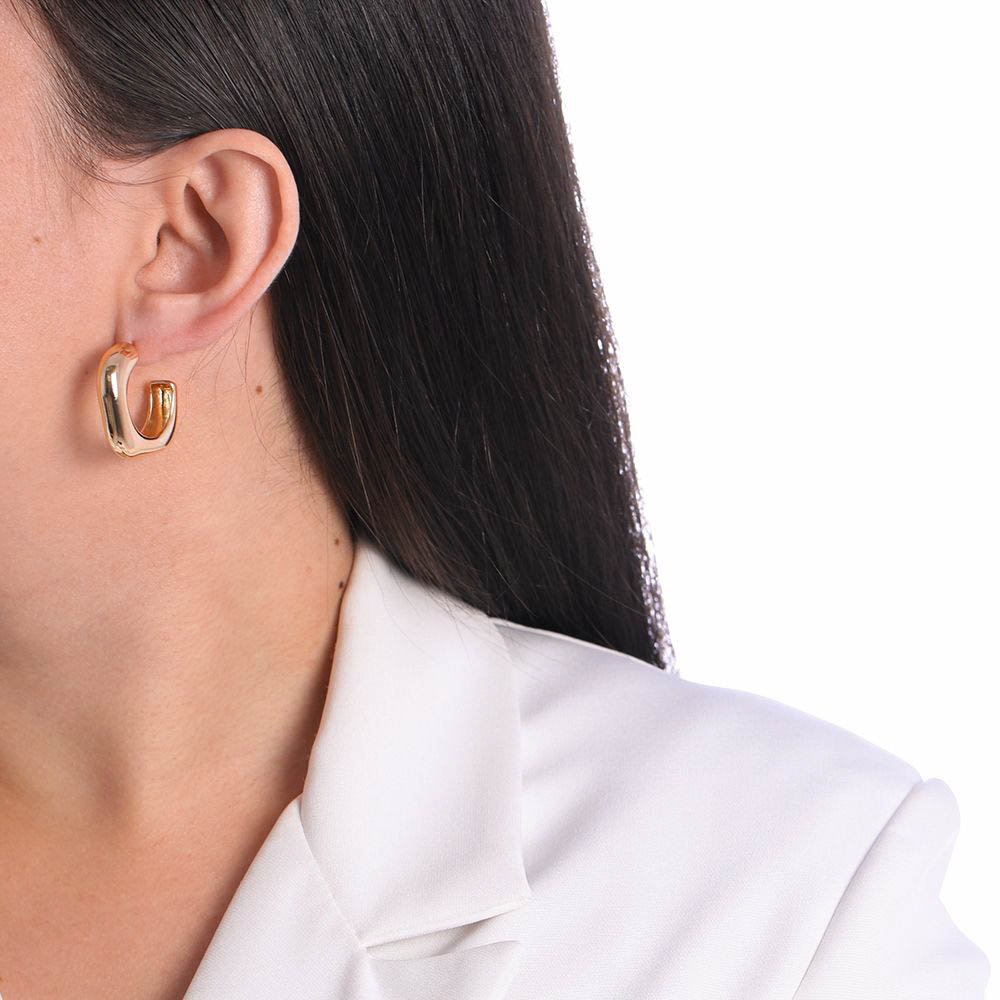 Ag-1226-Do Brinco Meia Argola Quadrada (27mm)