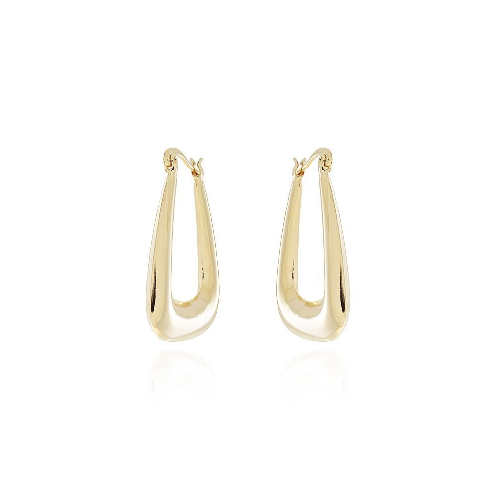 Ag-1231-Do Brinco De Argola Triangular (32mm)