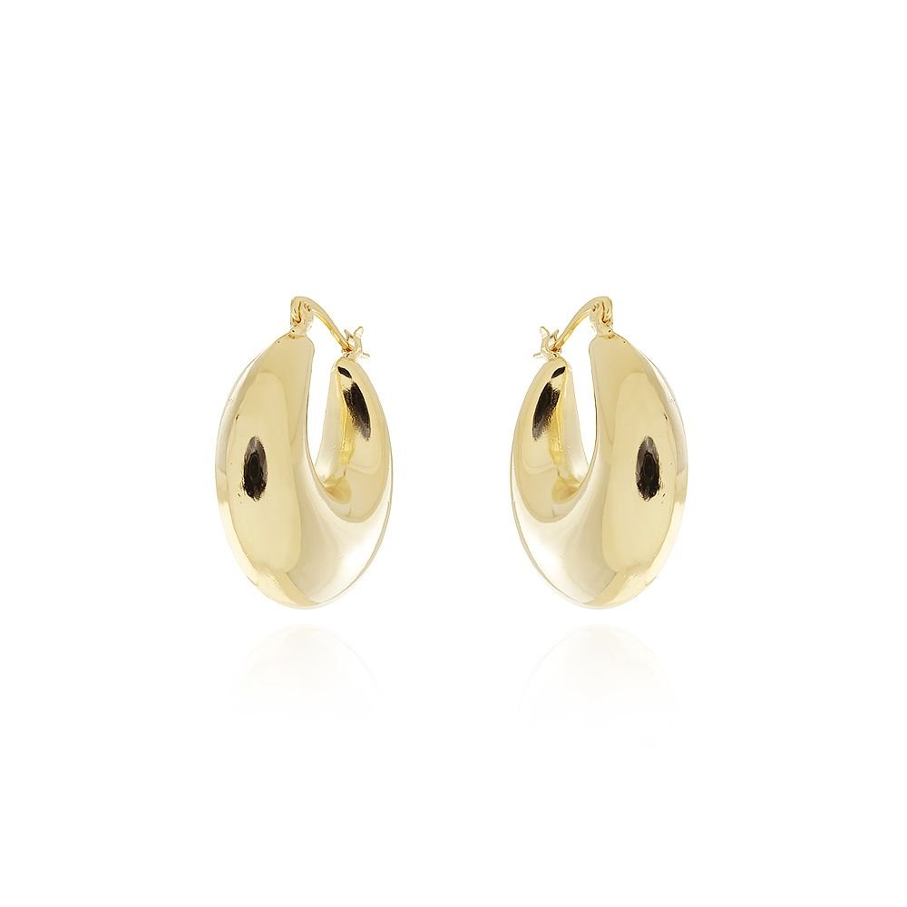 Ag-1233-Do Brinco De Argola Bold (32,5)