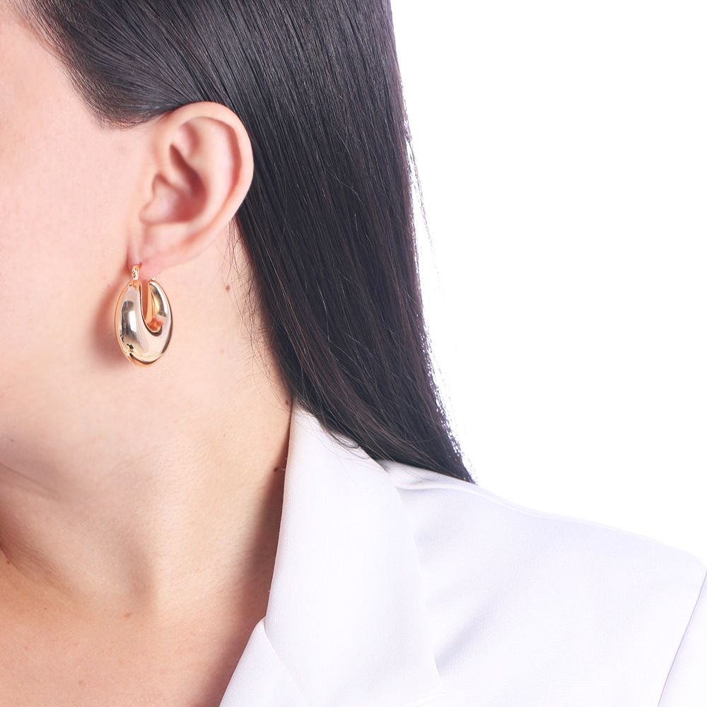 Ag-1233-Do Brinco De Argola Bold (32,5)