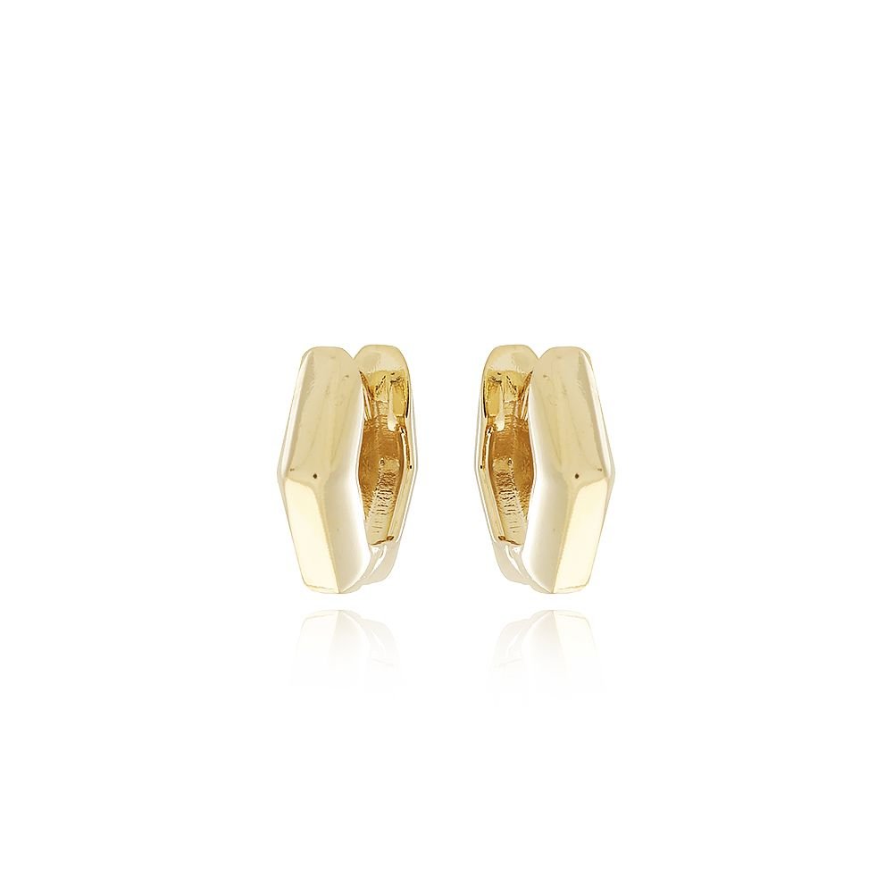 Ag-1319-Do Brinco De Argola Articulada Geometrica (16mm)