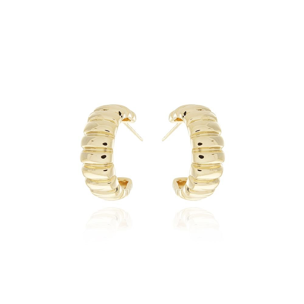 Ag-1320-Do Brinco Meia Argola Detalhada (21mm)