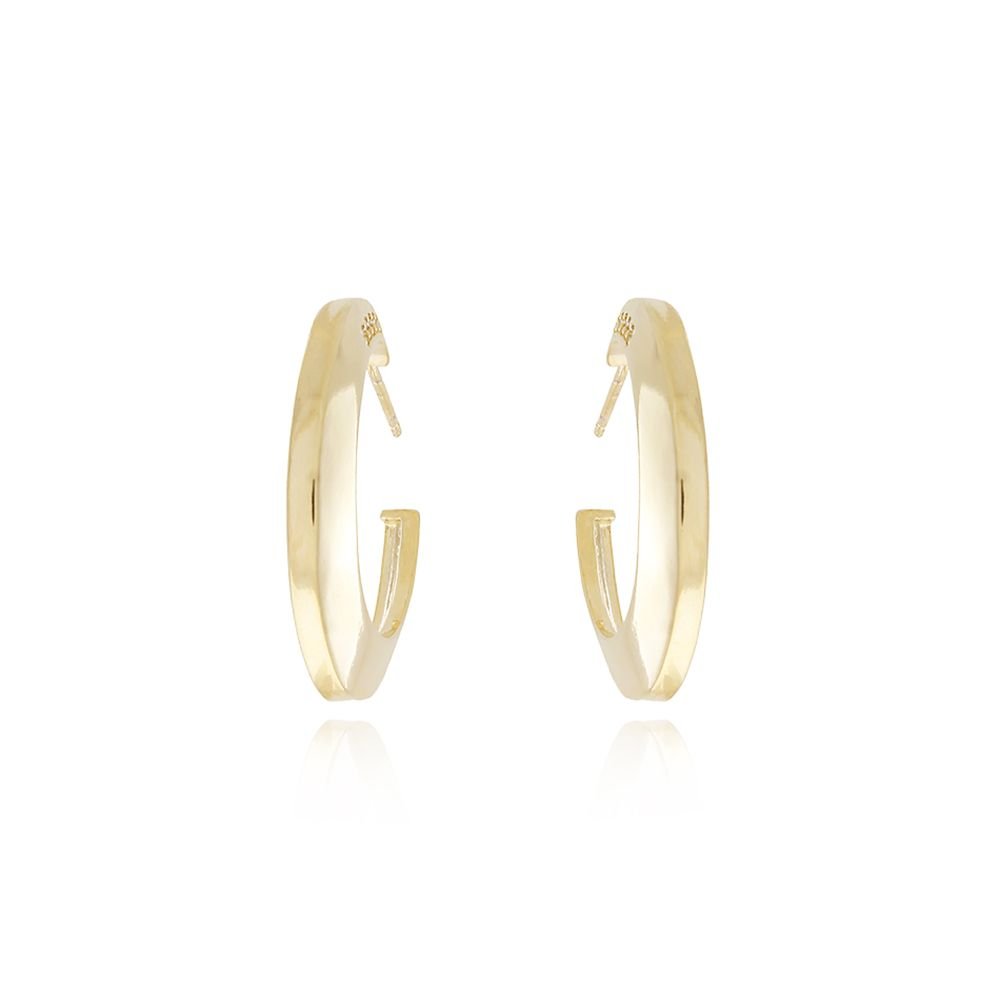 Ag-1322-Do Brinco Meia Argola Cravejada (26mm)