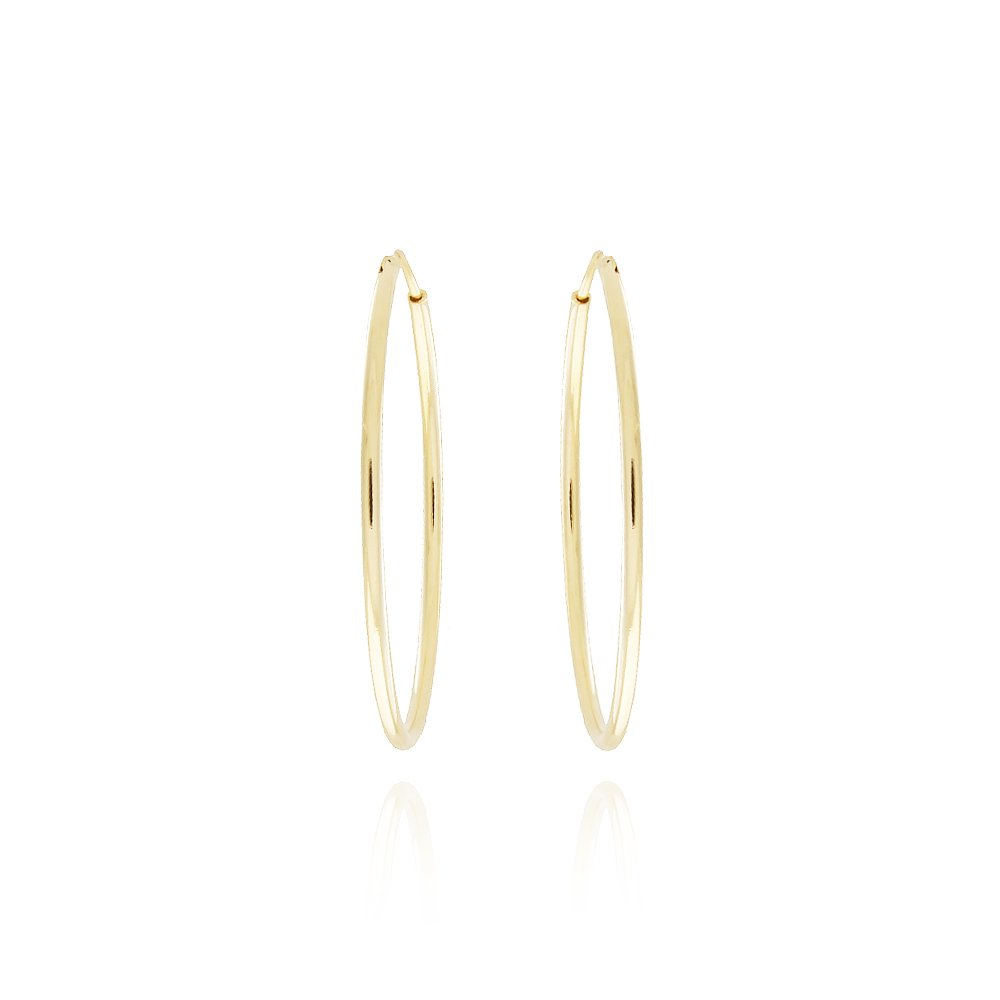 Ag-1350-Do Brinco De Argola Lisa (35mm)