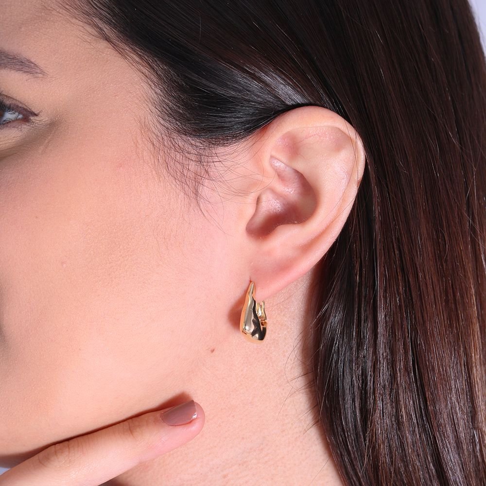 Ag-1367-Do Brinco De Argola Articulada Vintage (18mm)