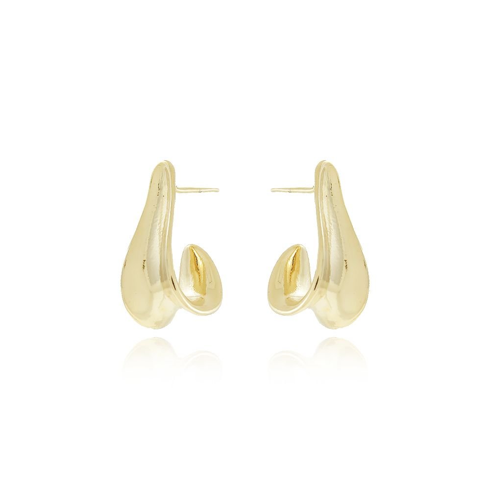 Ag-1415-Do Brinco Meia Argola Curvada (21mm)