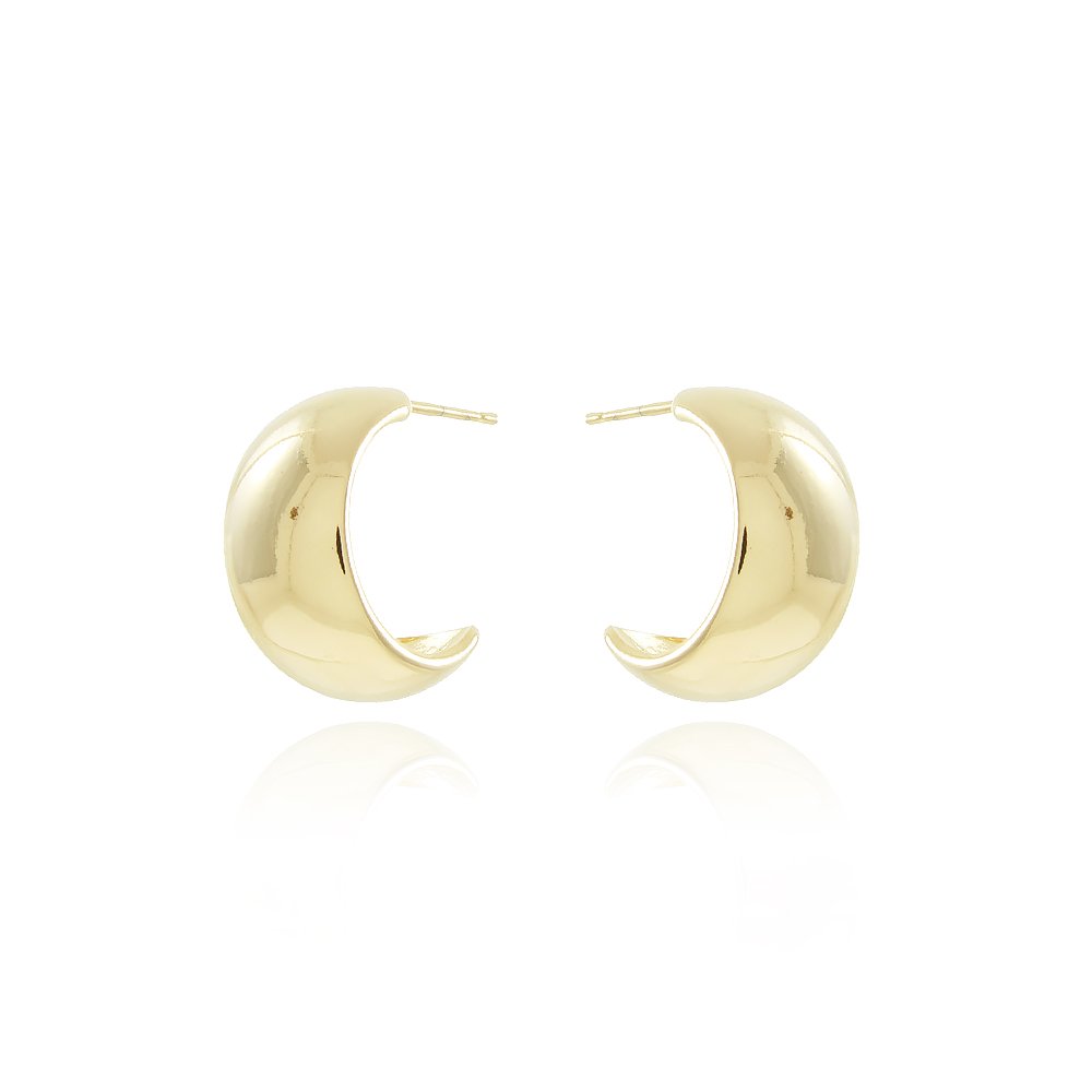 Ag-1434-Do Brinco Meia Argola Abaulada (19mm)