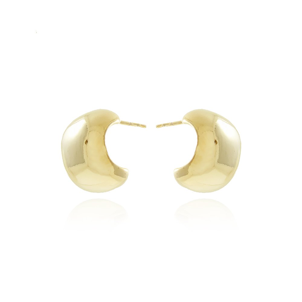 Ag-1435-Do Brinco Meia Argola Abaulada (20mm)