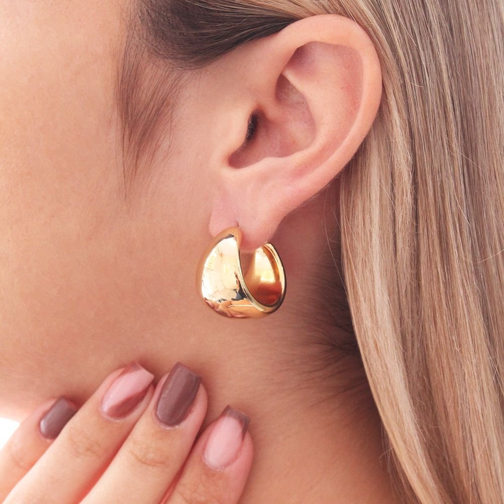 Ag-1536-Do Brinco Meia Argola Bold (25,5mm)