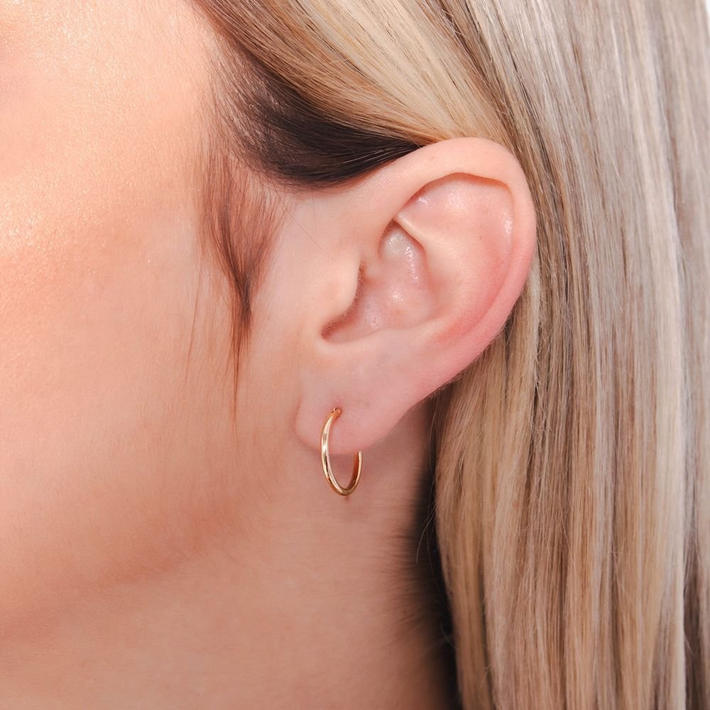 Ag-1578-Do Brinco De Argola Articulada Lisa (15,5mm). Ag-1578-Do Brinco De Argola Articulada Lisa (15,5mm).