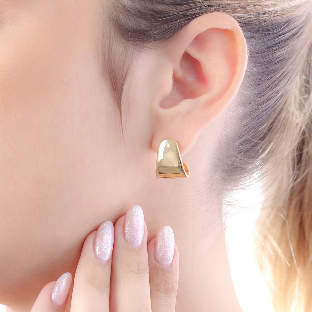 Ag-1594-Do Brinco Meia Argola Liso (17mm) Ag-1594-Do Brinco Meia Argola Liso (17mm)