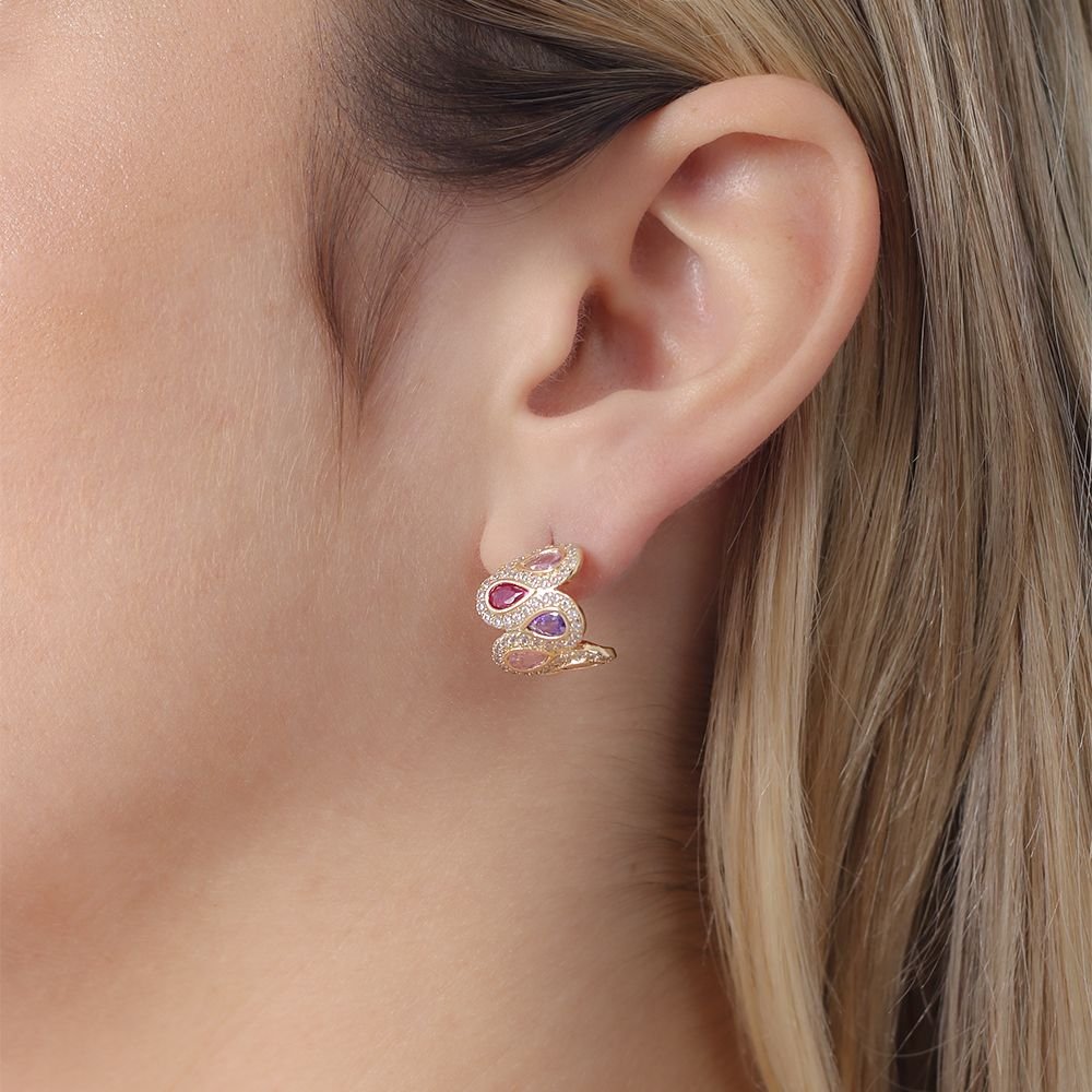 Ag-1621-Do Brinco Meia Argola Cravejada (15,5mm).