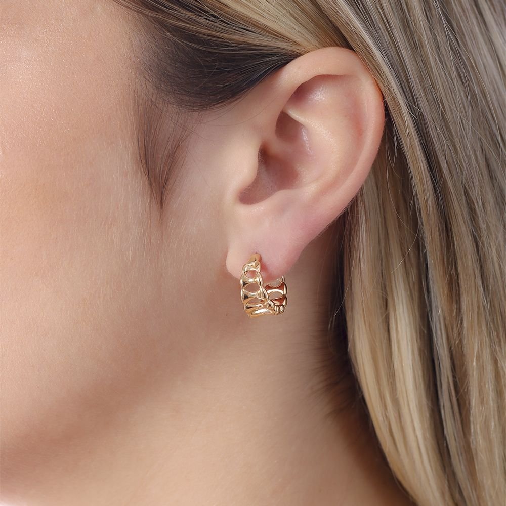 Ag-1643-Do Brinco De Argola Articulada Detalhada