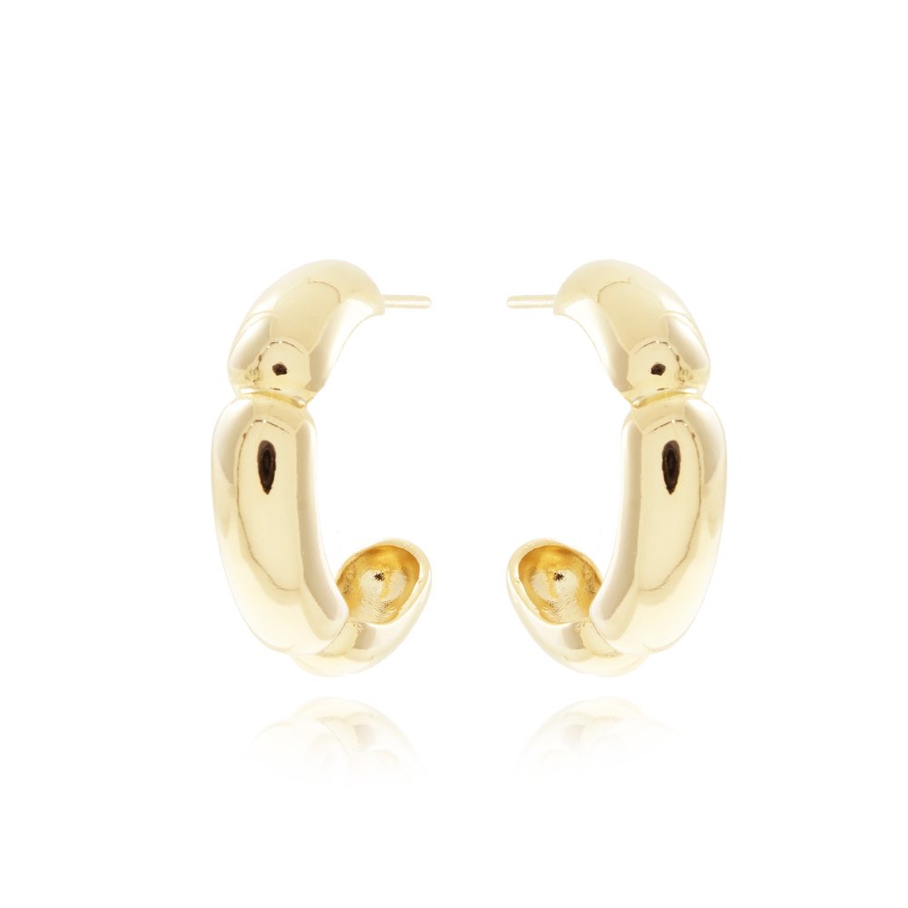 Ag-1682-Do Brinco Meia Argola Detalhada (2,5cm).