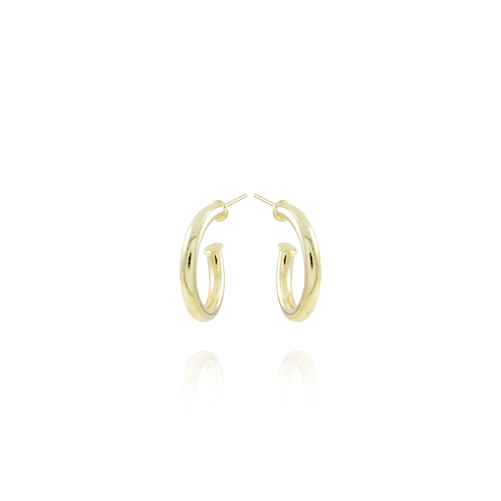 Ag-1817-Do Brinco Meia Argola Tubo Liso (20mm).