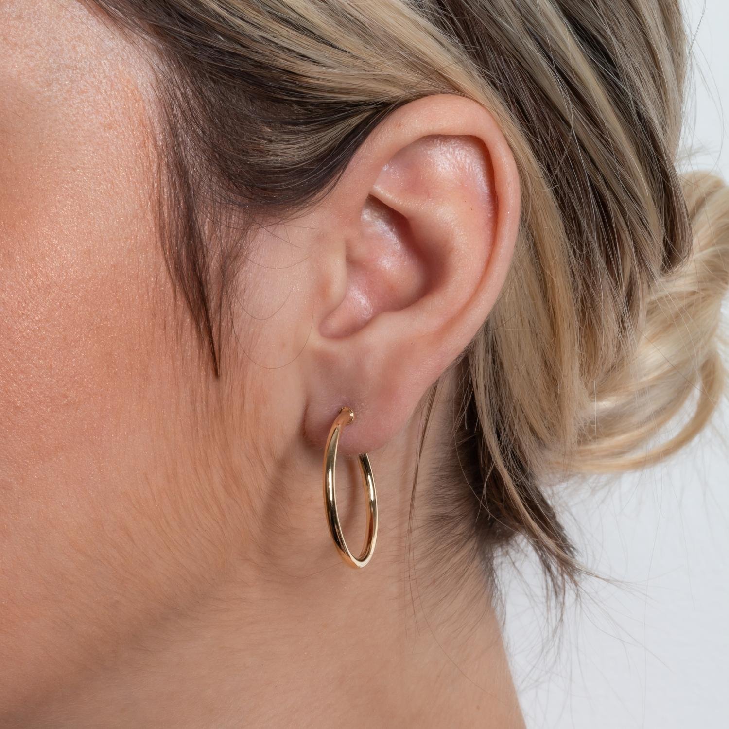 Ag-1819-Do Brinco Meia Argola Tubo Liso (30mm).