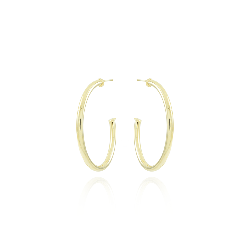 Ag-1832-Do Brinco Meia Argola Tubo Liso (45mm).