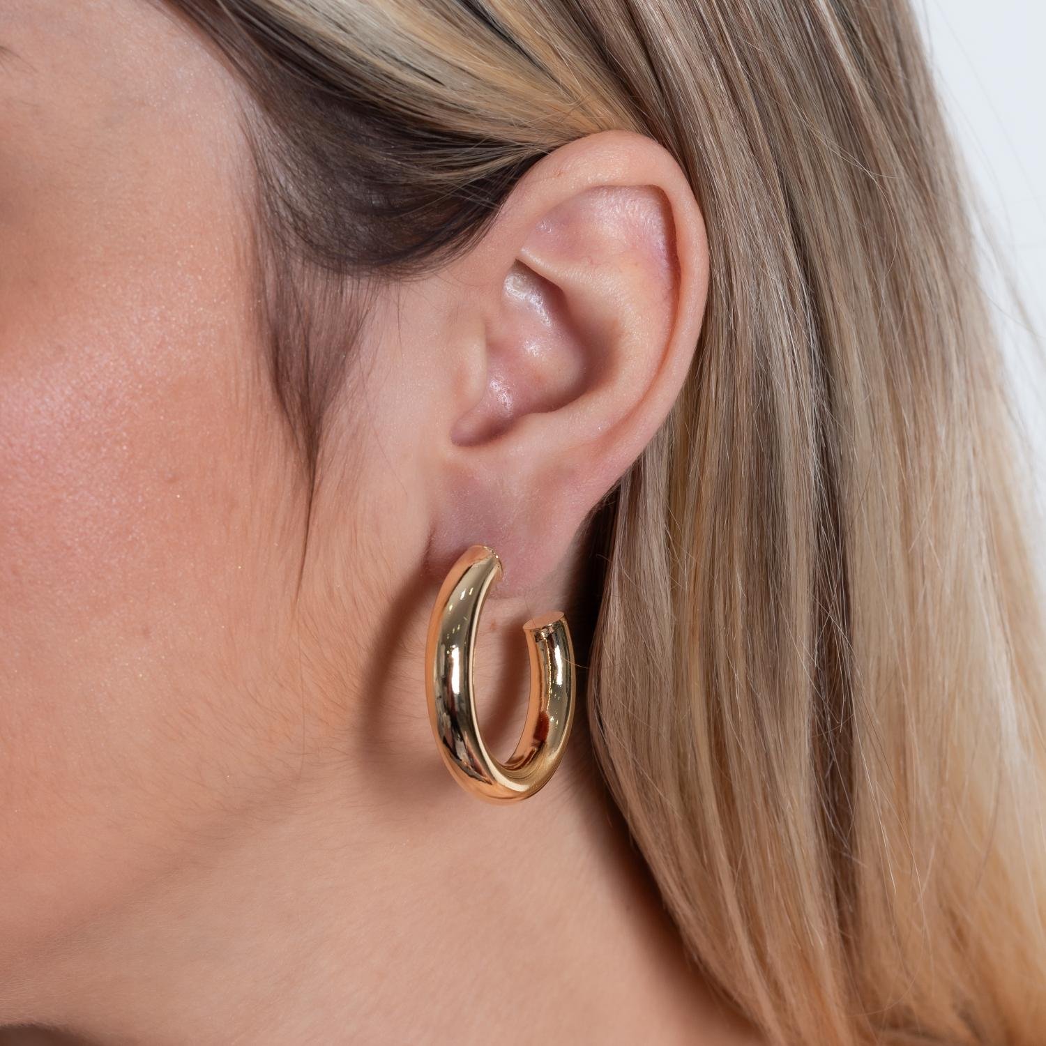 Ag-1846-Do Brinco Meia Argola Tubo (6x35mm).