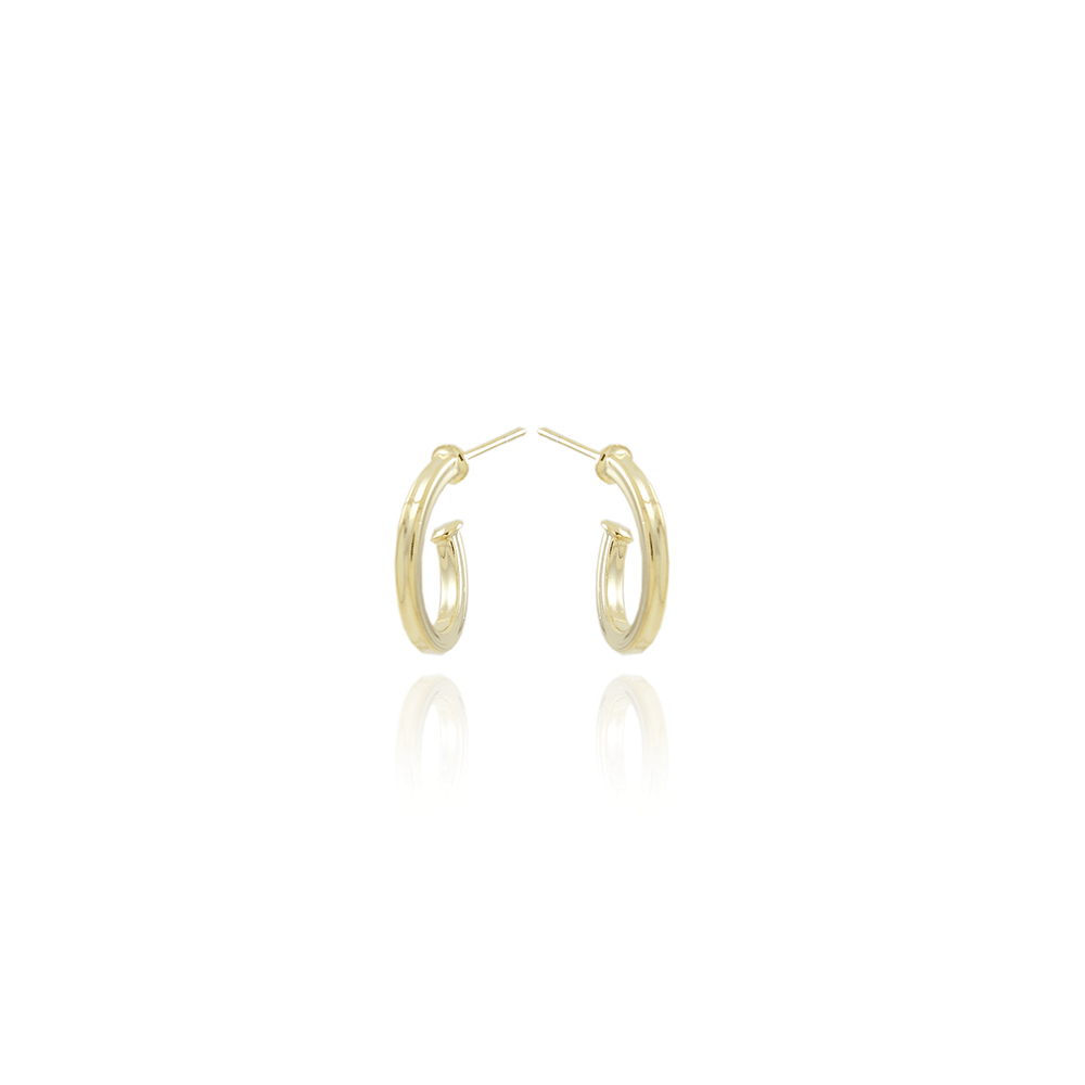 Ag-1847-Do Brinco Meia Argola Tubo Quadrado (15mm).