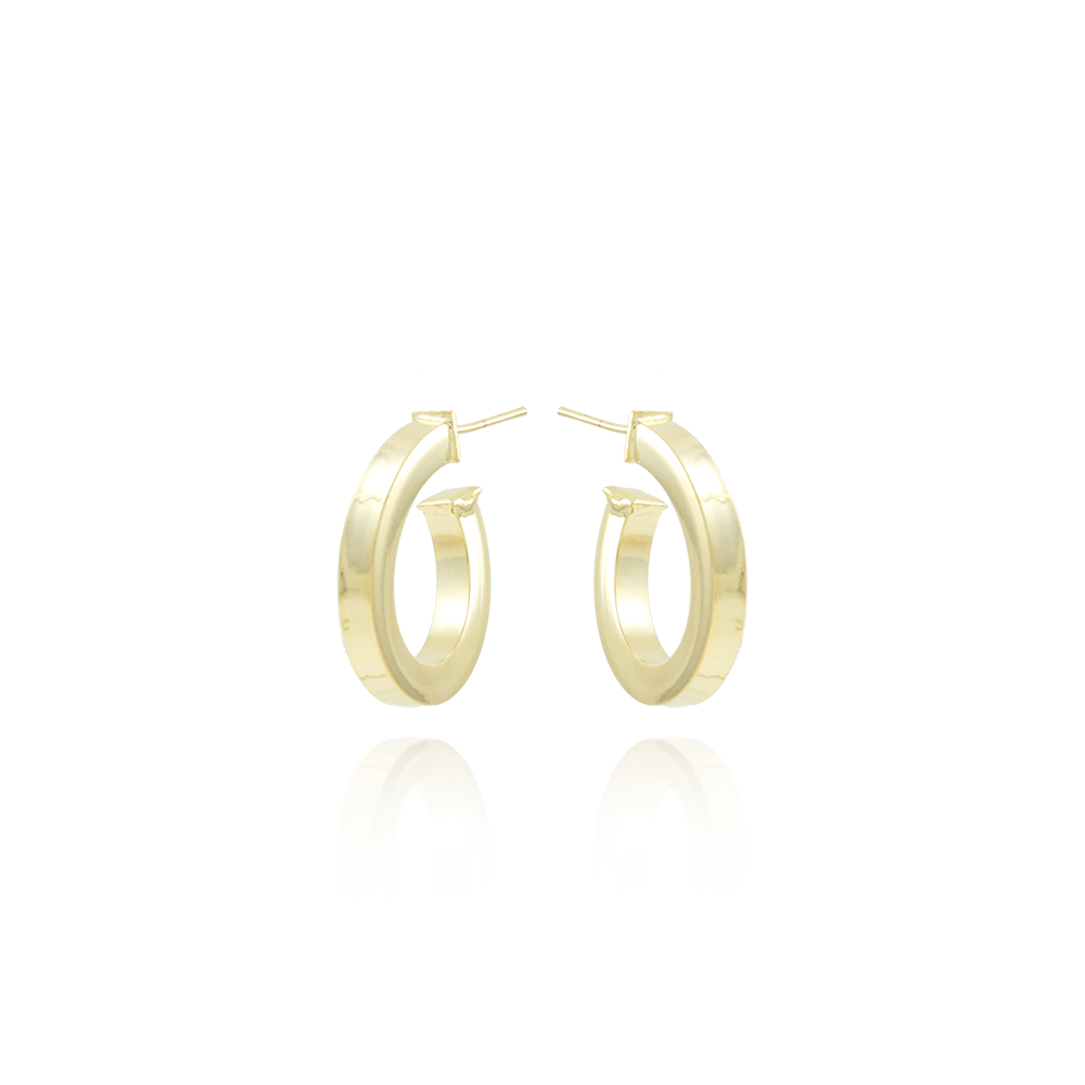 Ag-1853-Do Brinco Meia Argola Tubo Quadrado (4x30mm).