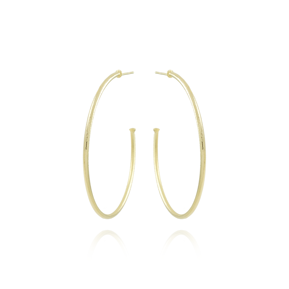 Ag-1864-Do Brinco Meia Argola Tubo Lixado (60mm).