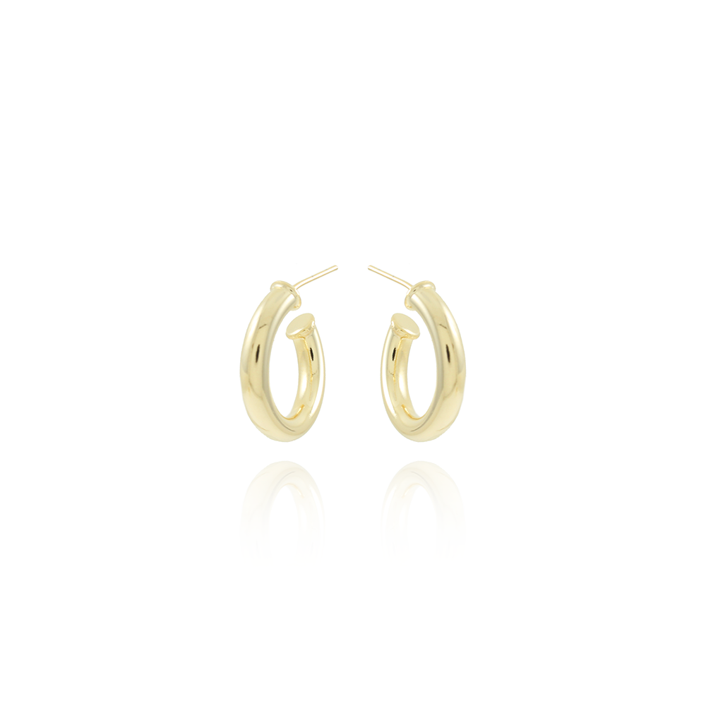 Ag-1886-Do Brinco Meia Argola Tubo (4x24mm).