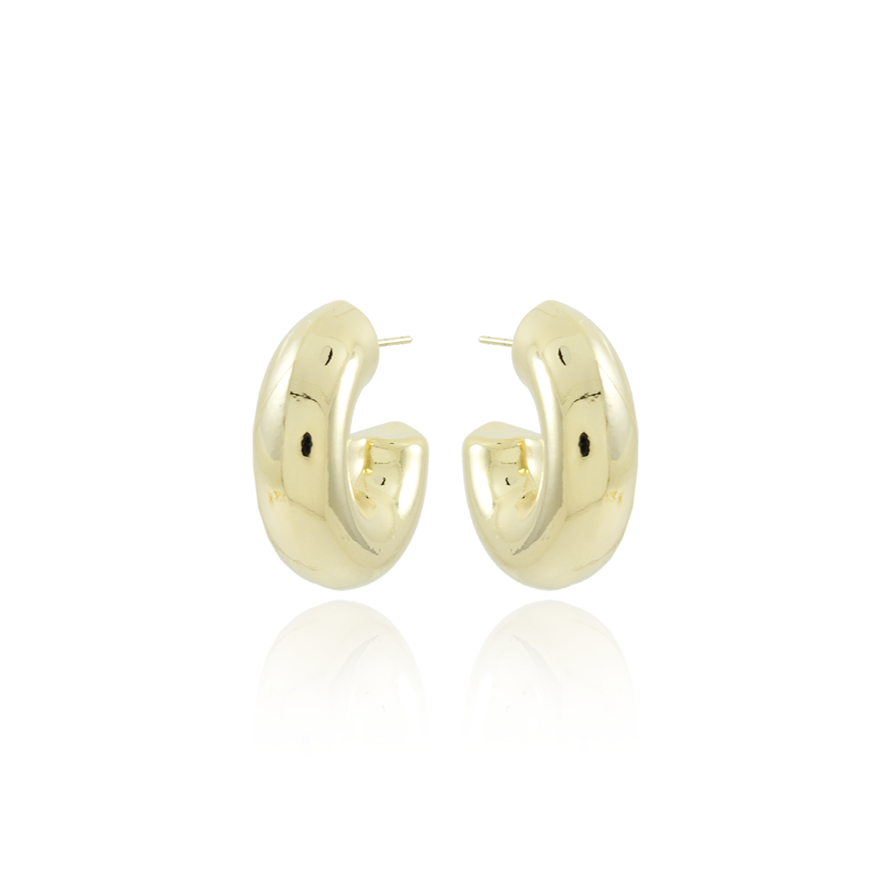 Ag-1887-Do Brinco Meia Argola Tubo (30mm).