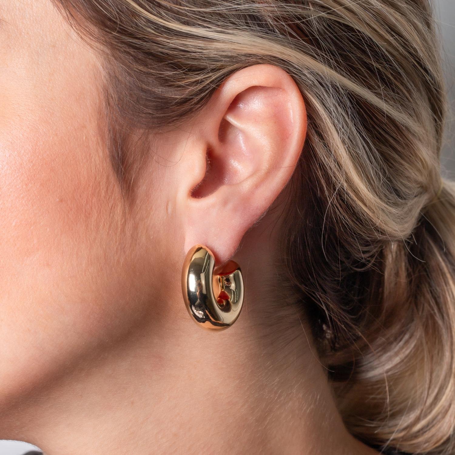 Ag-1887-Do Brinco Meia Argola Tubo (30mm).