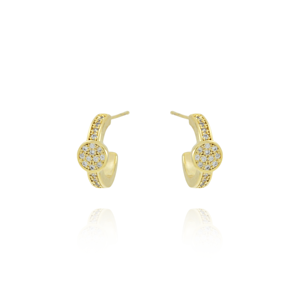 Ag-1904-Do Brinco Meia Argola Cravejado Cristal (15mm).